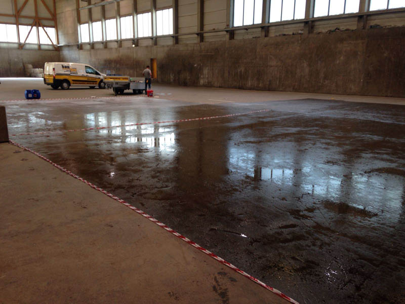 Betonboden tiefenhydrophobiert